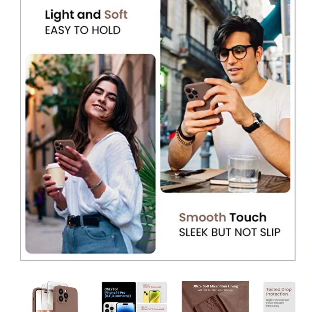 Brown Full Cover Phone Case